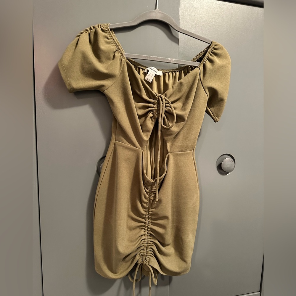 Sexy Mini Dress with Cutout